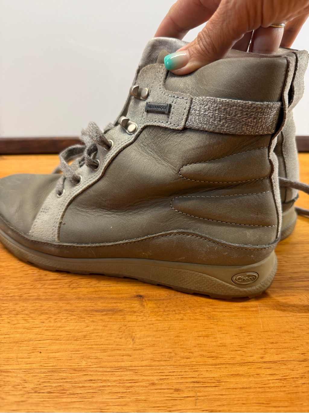 Chaco Suede Waterproof Sandal Detail